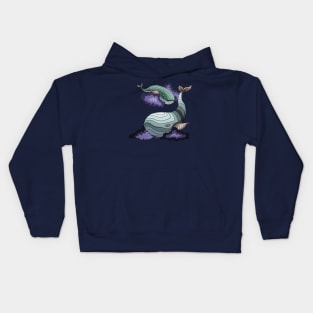 space whales Kids Hoodie